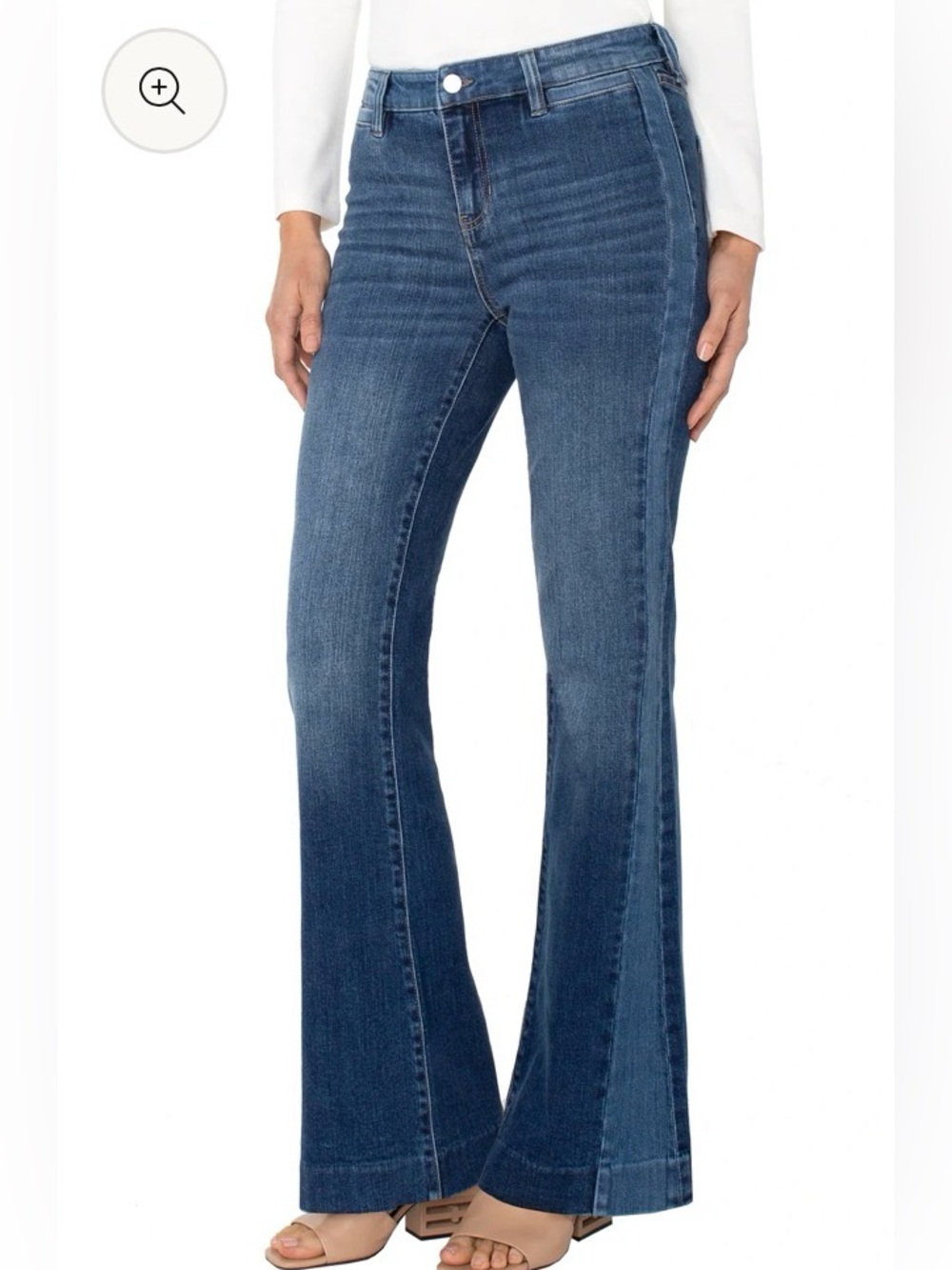 Liverpool Jeans Company Hannah Flare with Blocking Detail